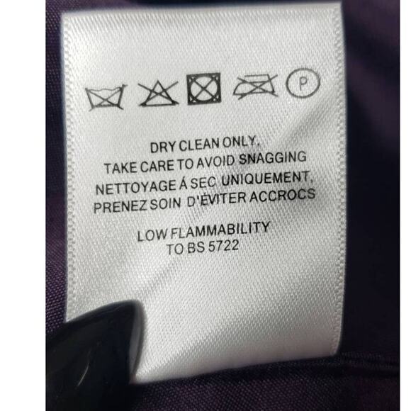 Jenny Yoo Bridesmaid Raisin Purple Flutter Spaghetti Strap Gown Long Dress 8 - Picture 9 of 12